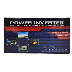 Võimas pingemuundur - inverter 12V-220V, 3000W hind ja info | Muundurid, inverterid | kaup24.ee