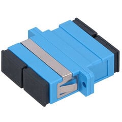 SC/PC optiline adapter, SM Duplex - sinine hind ja info | Kaablid ja juhtmed | kaup24.ee