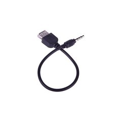 AUX 3,5 mm ja USB emane – 1,5 m adapter hind ja info | Kaablid ja juhtmed | kaup24.ee