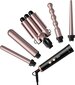 Curling Iron Wand 5 in 1 Curling Wand komplekt koos 5 vahetatava keraamilise lokitangiga, kiiresti soojenev lokirull kõikidele juuksetüüpidele цена и информация | Juuksesirgendajad ja koolutajad | kaup24.ee