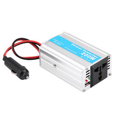 200 W DC 12 V kuni AC 220 V auto toitemuunduri muundur USB laadija adapter hind ja info | Muundurid, inverterid | kaup24.ee