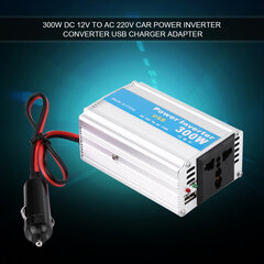 300 W DC 12V kuni AC 110V auto toitemuunduri muundur USB laadija adapter hind ja info | Muundurid, inverterid | kaup24.ee