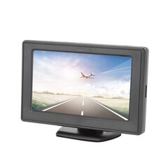 4,3-tolline 3W TFT LCD-ekraan auto tahavaate 2-suunaline AV-sisendiga HD-ekraan DVD-tagurduskaamera jaoks hind ja info | Parkimisabi süsteemid | kaup24.ee