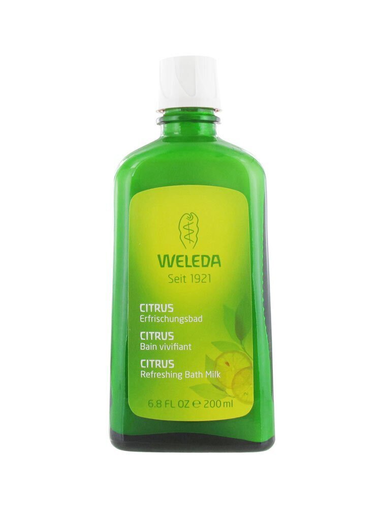 Vannipiim Weleda Citrus Refreshing Bath 200 ml цена и информация | Dušigeelid, õlid | kaup24.ee