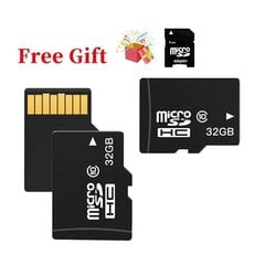 Micro SD 32GB mälukaart SD adapteriga hind ja info | Mobiiltelefonide mälukaardid | kaup24.ee