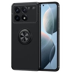 Твердый силиконовый чехол (TPU) „FOCUS“ Kickstand - чёрный (Poco X6 Pro 5G / Redmi K70E) цена и информация | Чехлы для телефонов | kaup24.ee