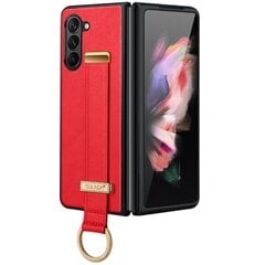 „Sulada“ Leather Kickstand korpus - punane (Galaxy Fold6) hind ja info | Telefoni kaaned, ümbrised | kaup24.ee