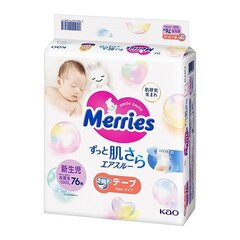 Mähkmed Merries NB 0-5 kg, 76+6 tk hind ja info | Mähkmed | kaup24.ee