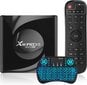 Farrot Smart TV Box multimeediumipleier Android 13.0 Quad Core 2GB 16GB, 64bit 8K WiFi 6 2.4G/5.8G BT5.0 HDR10+ 3D USB3.0, mini-juhtmevaba klaviatuuriga цена и информация | Meediamängijad ja tarvikud | kaup24.ee