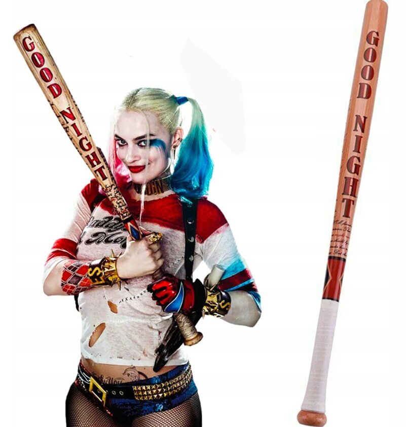 HARLEY QUINN Legioni enesetapp puidust pesapallikurikaga hind ja info | Karnevali kostüümid | kaup24.ee