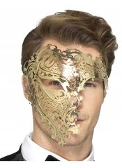 Veneetsia mask GOLD FILIGRAN karneval Halloween hind ja info | Karnevali kostüümid | kaup24.ee