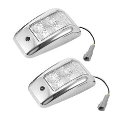 2 tk galvaniseeritud katuselambi märgituli 6 LED-i veoauto haagise HL-M-001 jaoks hind ja info | Autotuled | kaup24.ee