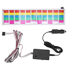 45*12CM auto LED-tuled Heli Muusika Heli Aktiveeritav Sensor Decor Light Sigaretisüütaja hind ja info | Autotuled | kaup24.ee