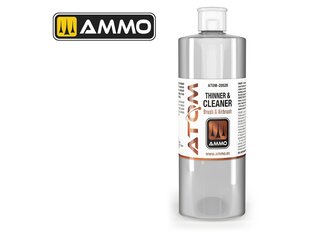 AMMO MIG - ATOM Thinner and Cleaner (растворитель и oчиститель для акриловой краски), 400 ml, 20520 цена и информация | Принадлежности для рисования, лепки | kaup24.ee