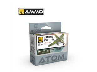 AMMO MIG - ATOM Набор акриловых красок Luftwaffe WWII Late Colors, 20911 цена и информация | Принадлежности для рисования, лепки | kaup24.ee