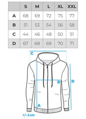 Мужская толстовка Ombre OM-SSPS-0143 цена и информация | Мужские толстовки | kaup24.ee