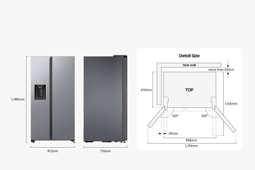 Samsung RS65DG54M3B1 цена и информация | Külmkapid | kaup24.ee