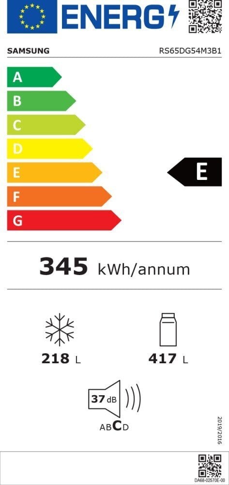 Samsung RS65DG54M3B1 hind ja info | Külmkapid | kaup24.ee