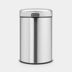 Brabantia мусорное ведро NewIcon, 3л, матовая сталь цена и информация | Мусорные баки | kaup24.ee