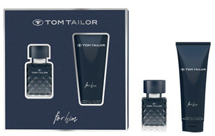 Kosmeetikakomplekt Tom Tailor for Him meestele: Tualettvesi EDT, 30 ml + dušigeel, 100 ml hind ja info | Dušigeelid, õlid | kaup24.ee