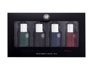 Tualettvee komplekt Alfa Romeo Green EDT meestele, 4x15 ml hind ja info | Naiste parfüümid | kaup24.ee