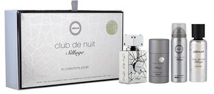 Komplekt Armaf Club De Nuit Sillage meestele: Lõhnavesi EDP, 30 ml + kehasprei, 50 ml + juukselakk, 55 ml + pulkdeodorant, 75 g hind ja info | Meeste parfüümid | kaup24.ee