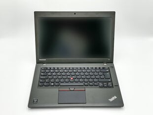 Портативный компьютер Lenovo ThinkPad T450 14,1 1600x900 Intel i5-5200U 8GB 256GB Intel HD Graphics 5500 WIN10PRO RENEW цена и информация | Ноутбуки | kaup24.ee