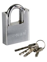 Padlock Proline tugevdatud 50mm 4 võtit hind ja info | Ukselingid | kaup24.ee