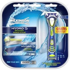 Бритвенный набор Wilkinson Sword - Hydro 5 Groomer 4в1 + лезвия 4 шт. цена и информация | Косметика и средства для бритья | kaup24.ee