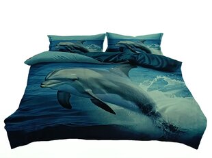 Voodipesukomplekt "Dolphin", 160x200 cm, 4 osaline hind ja info | Voodipesu | kaup24.ee