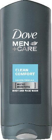 Dušigeel Dove Men Care Clean Comfort Body & Face Wash 250 ml цена и информация | Dušigeelid, õlid | kaup24.ee