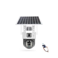 Наружная IP-камера наблюдения Wi-Fi с камерой 4G SOLAR 8.0MP и солнечной батареей цена и информация | Камеры видеонаблюдения | kaup24.ee