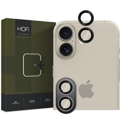 KAAMERAKATE HOFI CAMRING PRO+ IPHONE 16 | 16 PLUS MUST hind ja info | Ekraani kaitsekiled | kaup24.ee