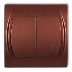 Karlik Logo brown met - однополюсный выключатель с коротким замыканием - 9LWP-10 цена и информация | Выключатели, розетки | kaup24.ee