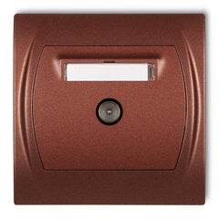 Karlik logo brown met - гнездо для телевизионной антенны - 9LGTV-1 цена и информация | Выключатели, розетки | kaup24.ee