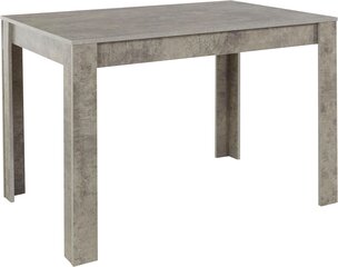 Обеденный стол Notio Living Lori L 120 см, серый цена и информация | Кухонные и обеденные столы | kaup24.ee