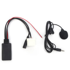 Auto Bluetooth Stereo Raadio Audio Pikendatud Juhtmega telefoni käed-vabad mikrofoni adapter, mis sobib Mazda 2/3/5/6 / MX5 / RX8 2006-On jaoks hind ja info | USB adapterid tehase helisüsteemile | kaup24.ee