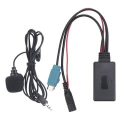 Auto Bluetoothi juhtmevaba raadio AUX kaabel mikrofoni vabakäeadapter sobib Alpine KCE-236B / CDA-9852 / E jaoks hind ja info | USB adapterid tehase helisüsteemile | kaup24.ee