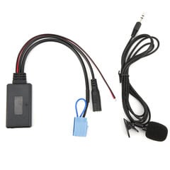 Bluetooth 5.0 AUX-kaabli adapter koos mikrofoniga vabakäeseade Smart Fortwo 450 raadio jaoks hind ja info | USB adapterid tehase helisüsteemile | kaup24.ee