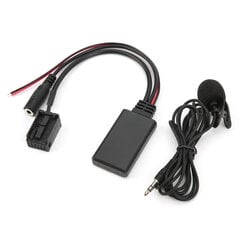 Bluetooth 5.0 AUX kaabli adapter koos mikrofoniga, asendus Z4 E85 X3 E83 E39 E60 E61 E63 E64 jaoks hind ja info | USB adapterid tehase helisüsteemile | kaup24.ee