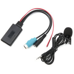 Bluetooth 5.0 AUX-kaabli adapter koos mikrofoniga, mis sobib Alpine KCE-236B CDA-9852/E CDE-9887/R jaoks hind ja info | USB adapterid tehase helisüsteemile | kaup24.ee