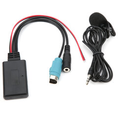 Bluetooth 5.0 AUX-kaabli adapter koos mikrofoniga, mis sobib Alpine KCE-236B CDA-9852/E CDE-9887/R jaoks hind ja info | USB adapterid tehase helisüsteemile | kaup24.ee