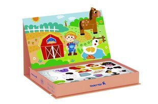 Magnetpuslefarm, Tooky Toy L-TK409 цена и информация | Настольные игры, головоломки | kaup24.ee