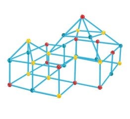 Ehituskomplekti konstruktor lastele, Woopie L-42929 128 tk. hind ja info | Vabaõhumängud | kaup24.ee