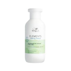 Rahustav juuksešampoon Wella Professionals Elements Calming Shampoo 250ml hind ja info | Šampoonid | kaup24.ee