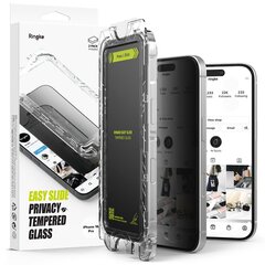 RINGKE EASY SLIDE 2-PACK IPHONE 16 PRO PRIVAATSUSKLAAS hind ja info | Ekraani kaitsekiled | kaup24.ee