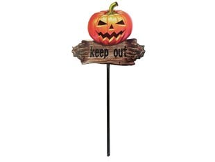 EUROPALMS Halloweeni kõrvits "KEEP OUT" koos Pickeriga, 50cm hind ja info | Peokaunistused | kaup24.ee