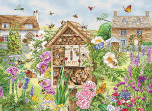 Ristpiste komplekt Letistitch. "Busy Bee Hotel" 41x30cm SLETIL8104 hind ja info | Tikkimistarvikud | kaup24.ee