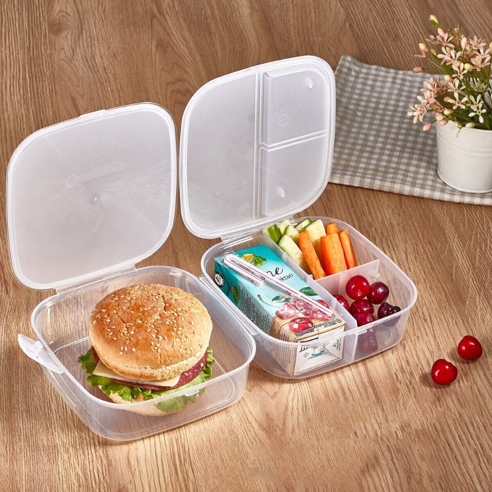 Hommikusöögi konteiner lunchbox dzelony meal box large xl hind ja info | Toidu säilitusnõud | kaup24.ee