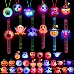 Halloweeni tuled 24-osaline Halloweeni komplekt, LED-valgustid цена и информация | Праздничные декорации | kaup24.ee